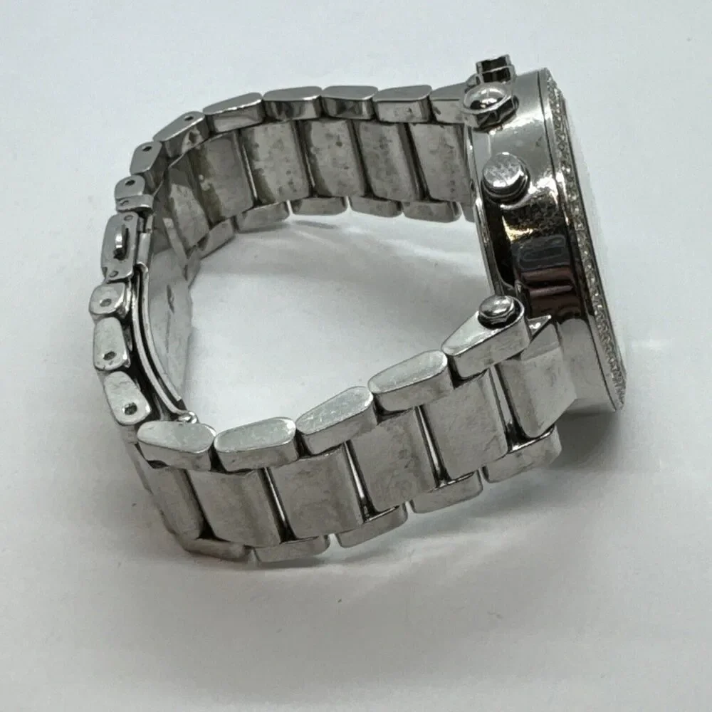 Michael Kors MK5353 Womens Silver Stainless Steel Analog Dial Wrist Watch JNA401